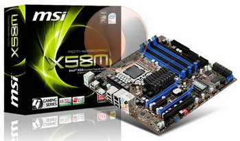 msi x58m motherboard